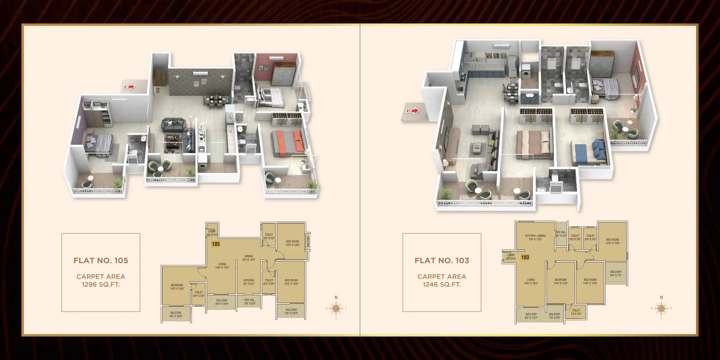 Palaash Oak Floor Plans & Layout