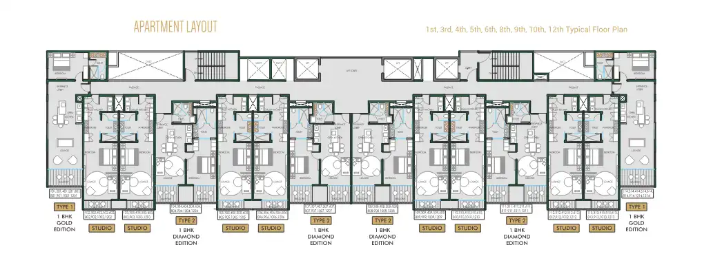 Iconic I Floor Plans & Layout