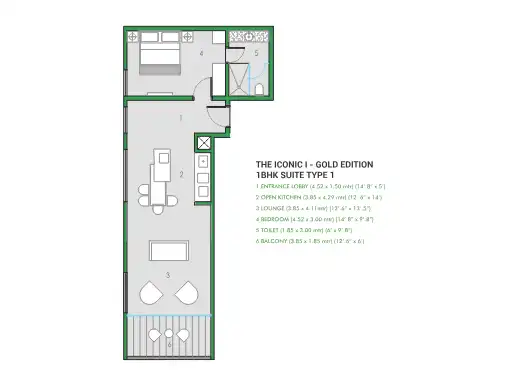 Iconic I Floor Plans & Layout
