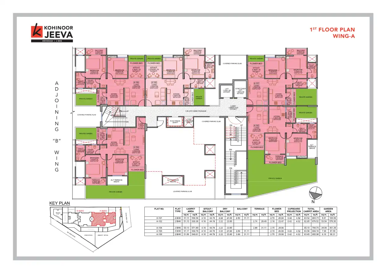 Kohinoor Jeeva Floor Plans & Layout