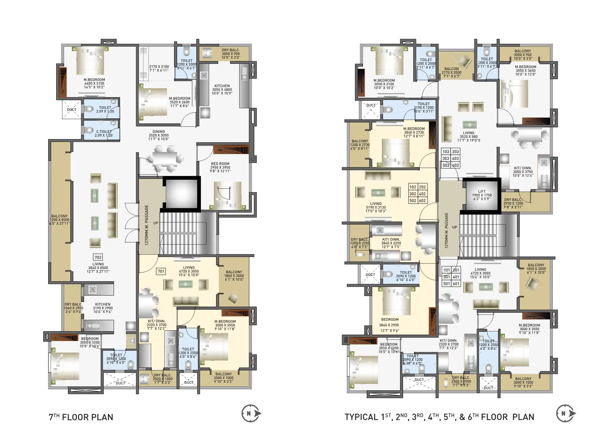 Siddhivinayak Apartment Floor Plans & Layout