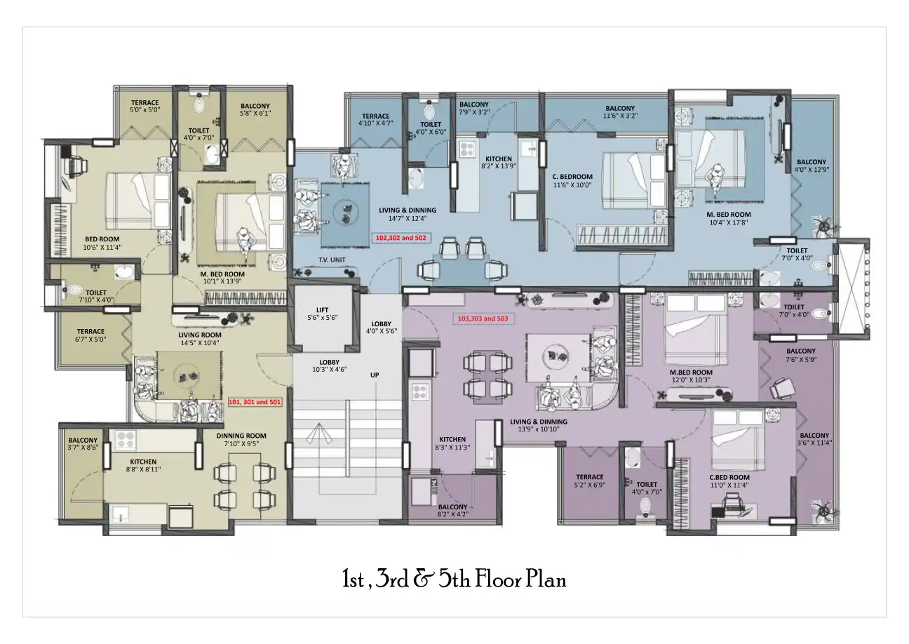 Suman Renaissance Floor Plans & Layout