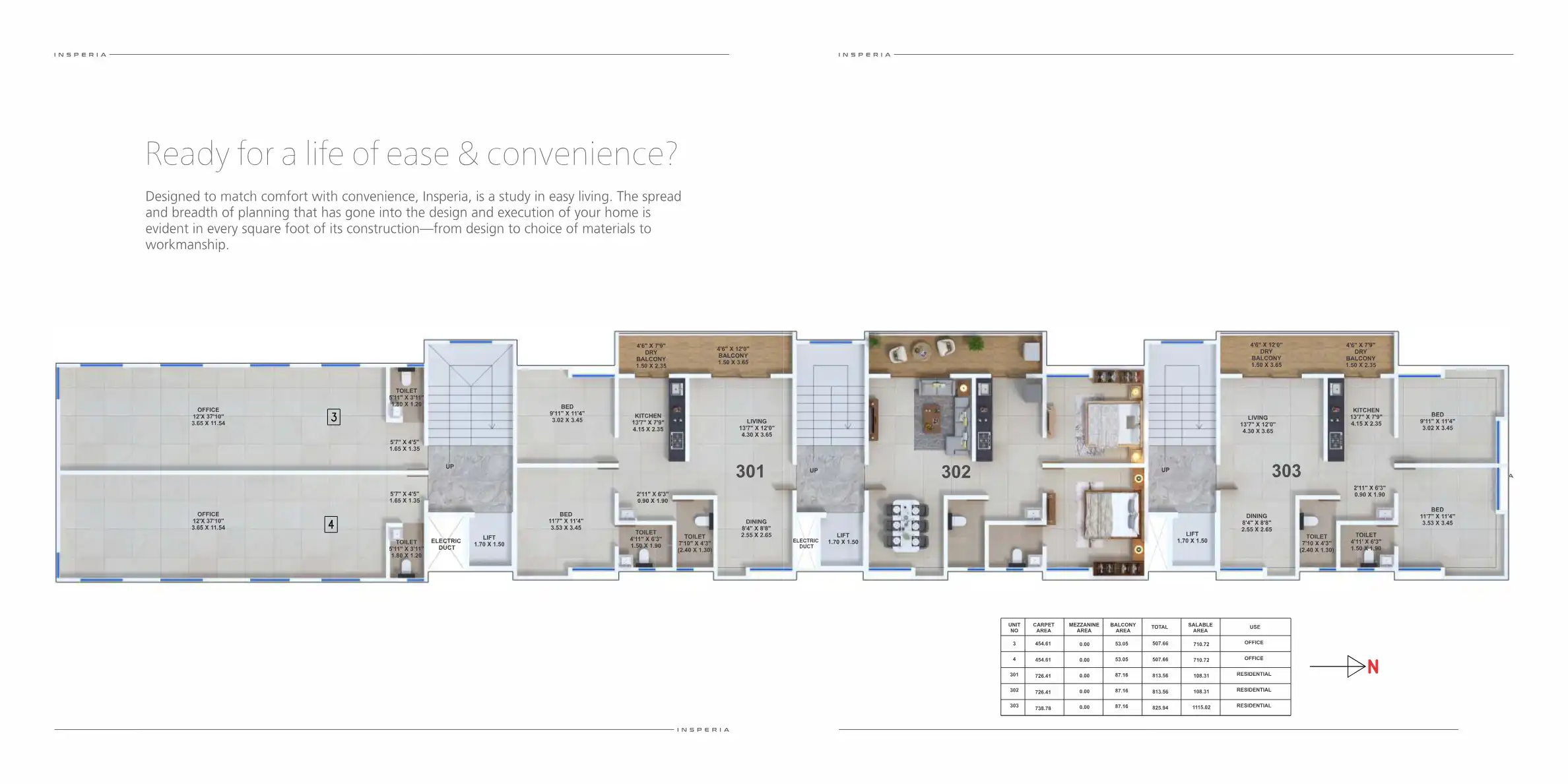 Insperia Floor Plans & Layout