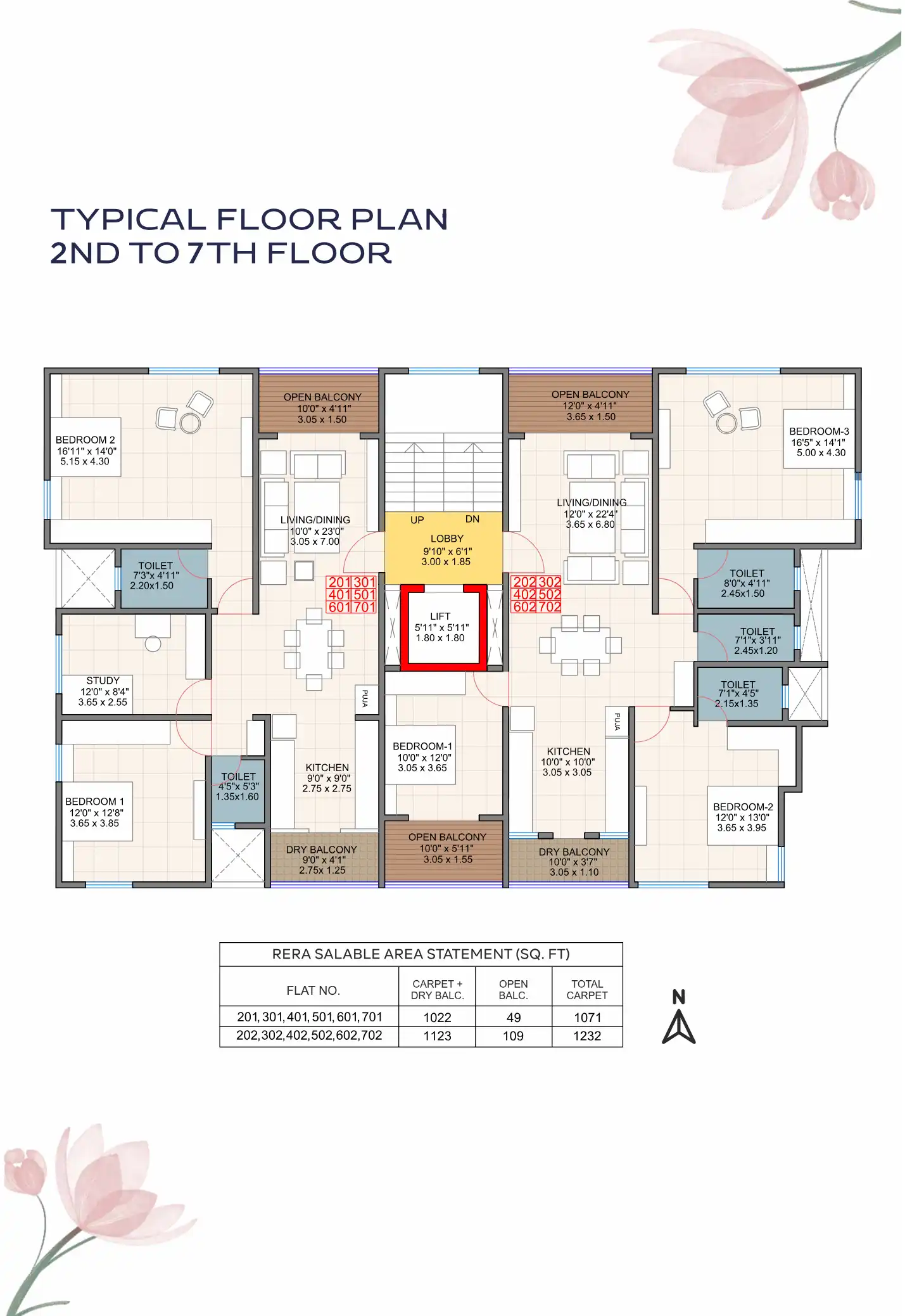 Prime Serenity Floor Plans & Layout