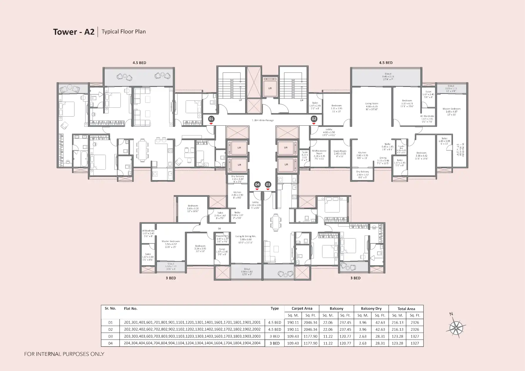 Kohinoor Shangrila Floor Plans & Layout