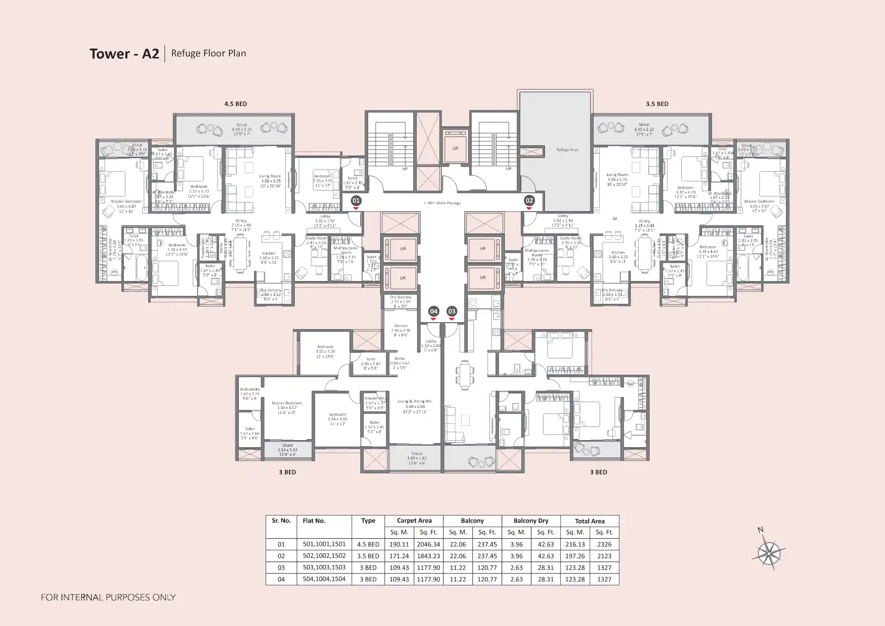 Kohinoor Shangrila Floor Plans & Layout