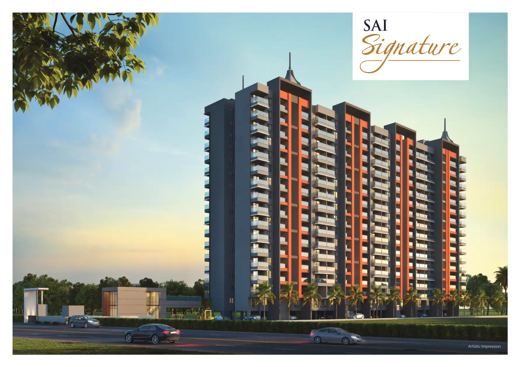 Sai Signature project blurred background