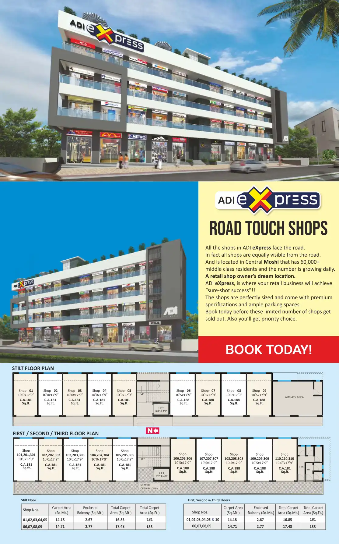 Adi Express Floor Plans & Layout