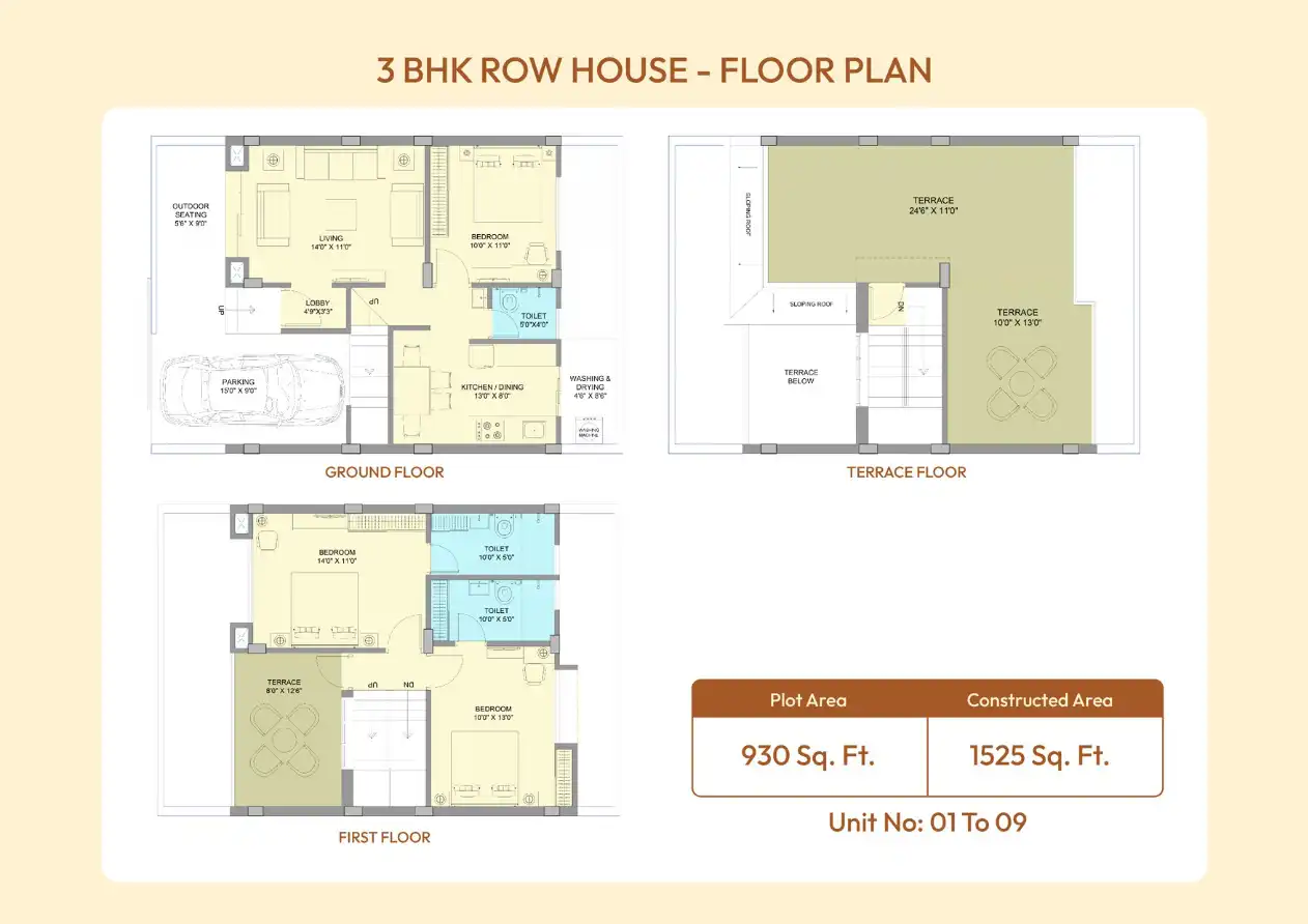 Nirvana Life County Floor Plans & Layout