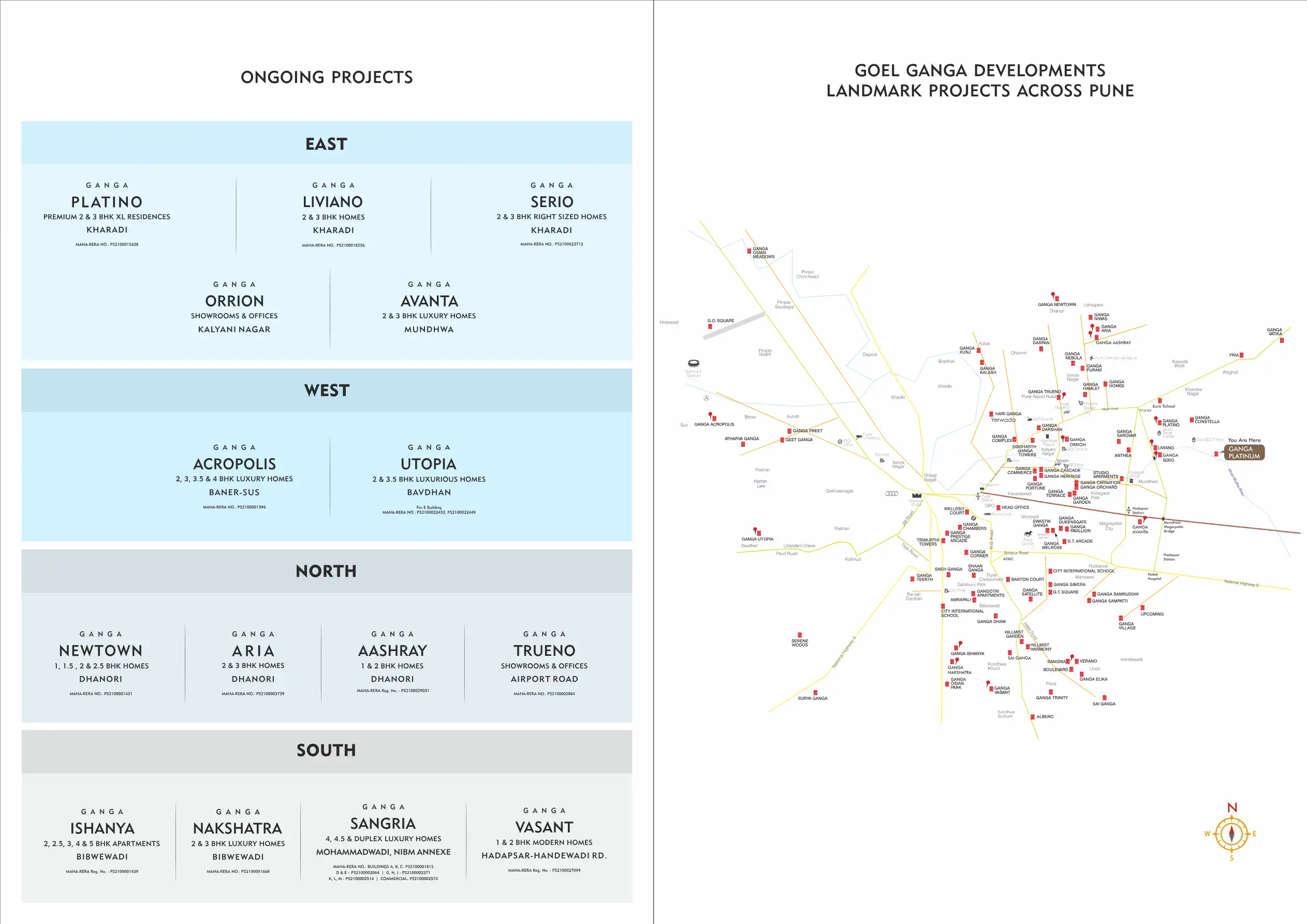 Ganga Platinum A Floor Plans & Layout