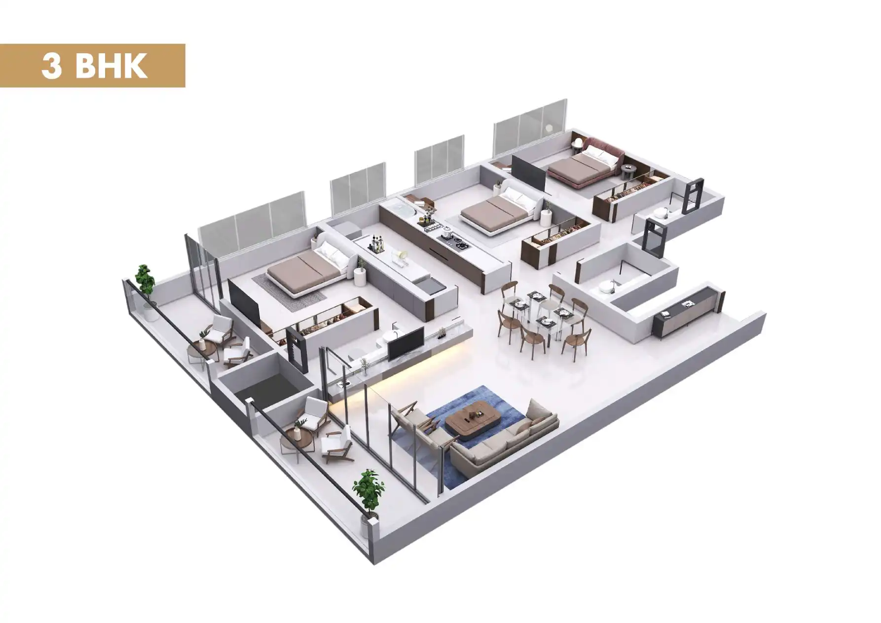 Amanora Elevate Tower Floor Plans & Layout
