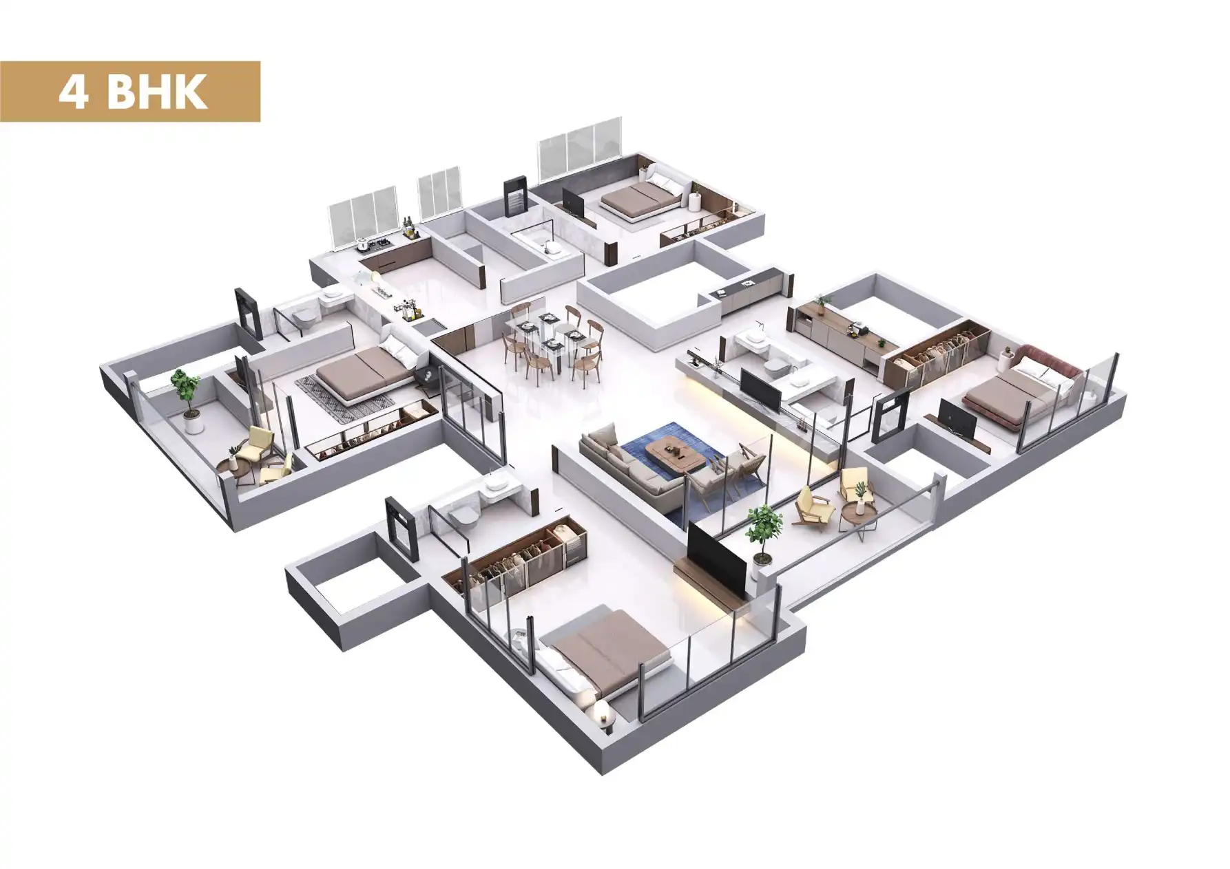 Amanora Elevate Tower Floor Plans & Layout