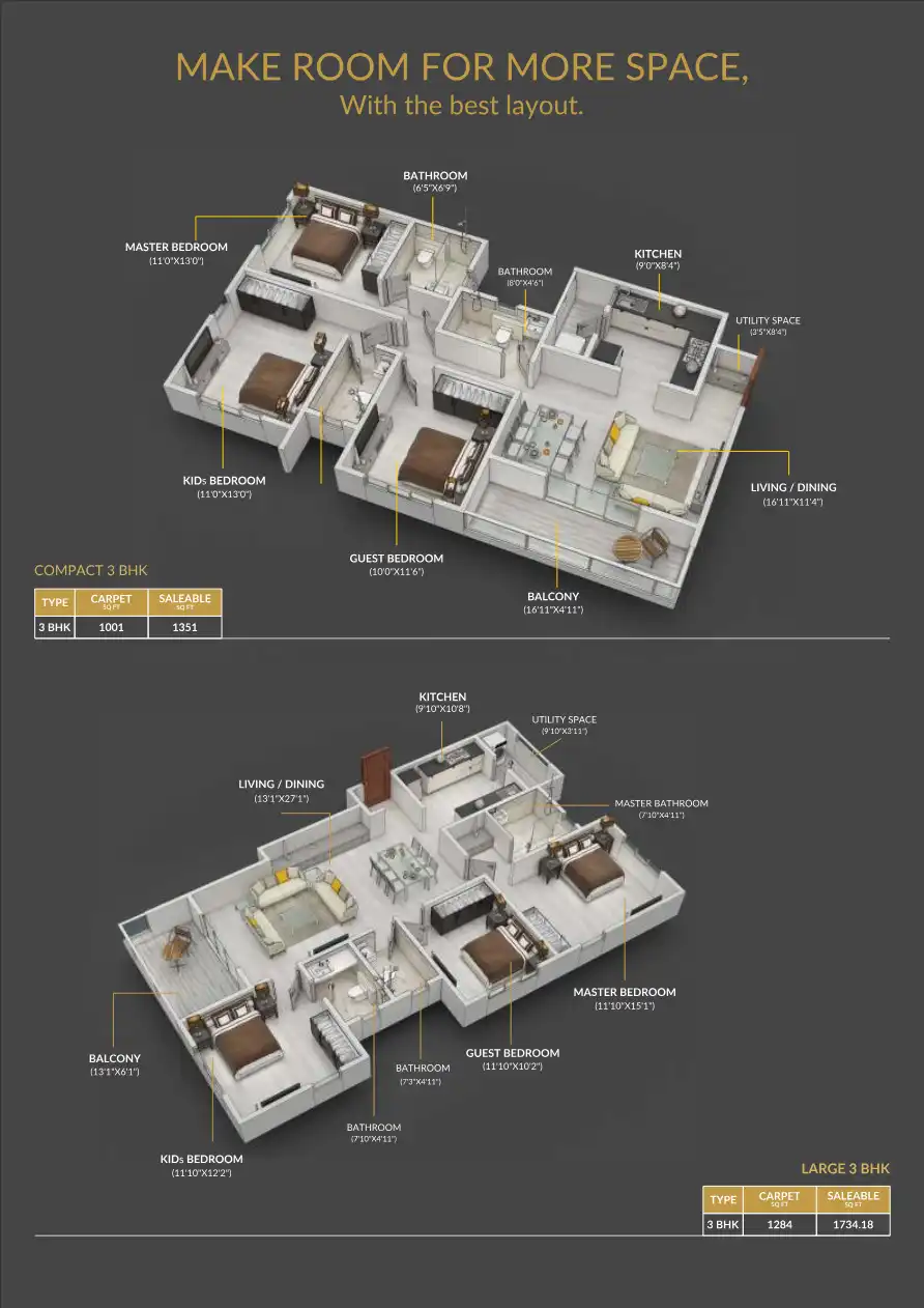Kanak Kunj Floor Plans & Layout
