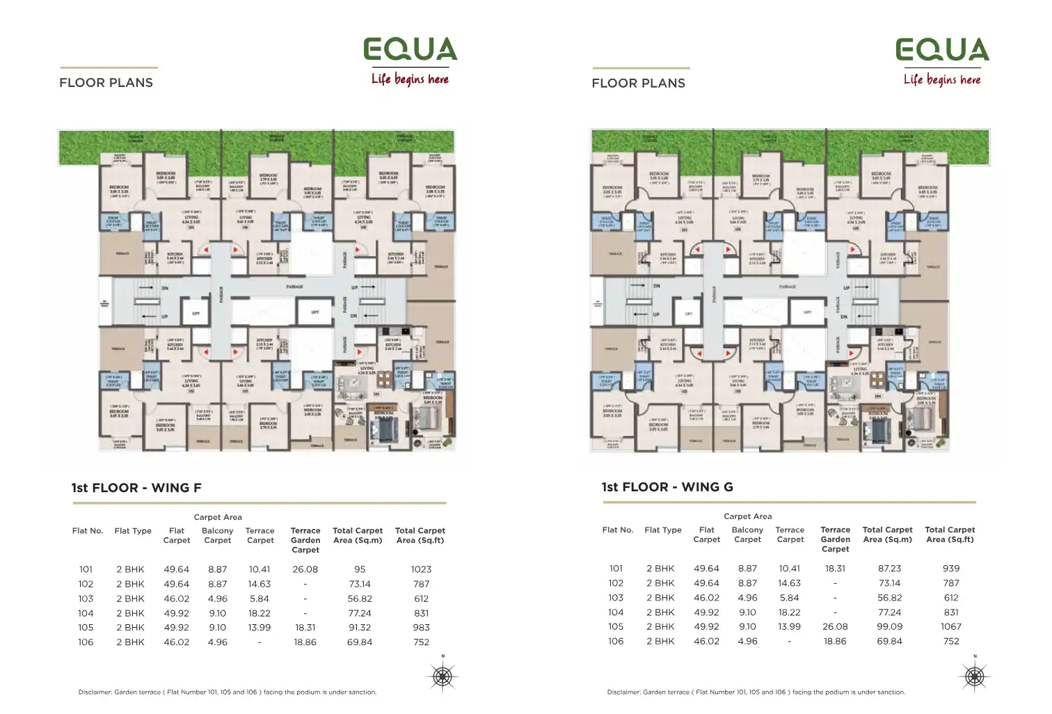 Equa Floor Plans & Layout