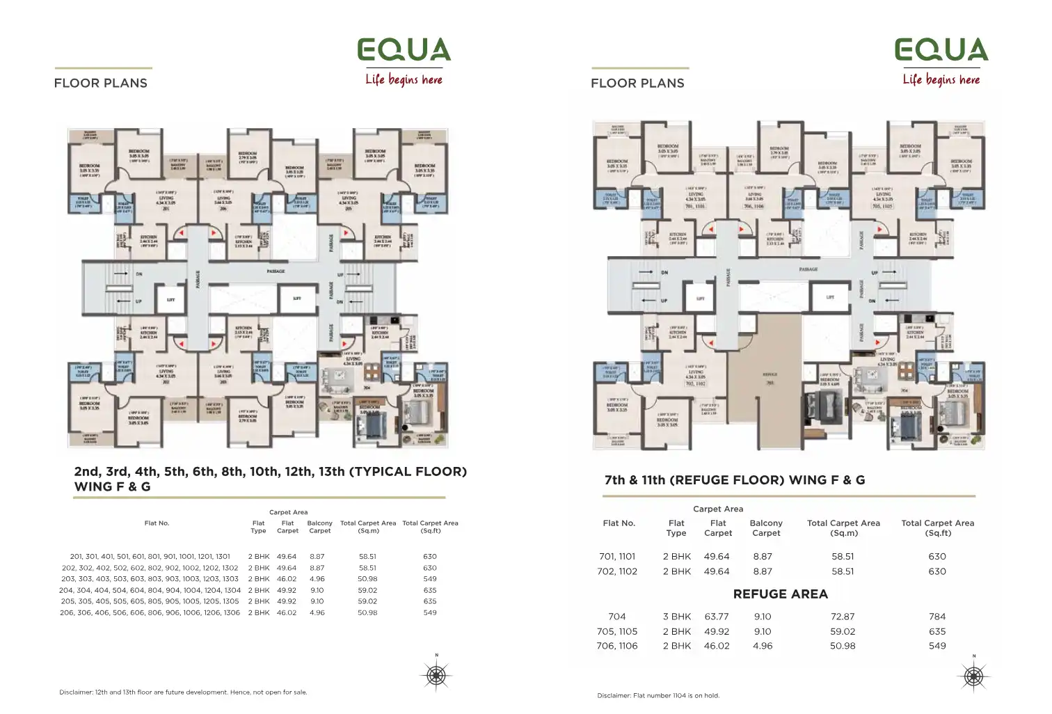 Equa Floor Plans & Layout