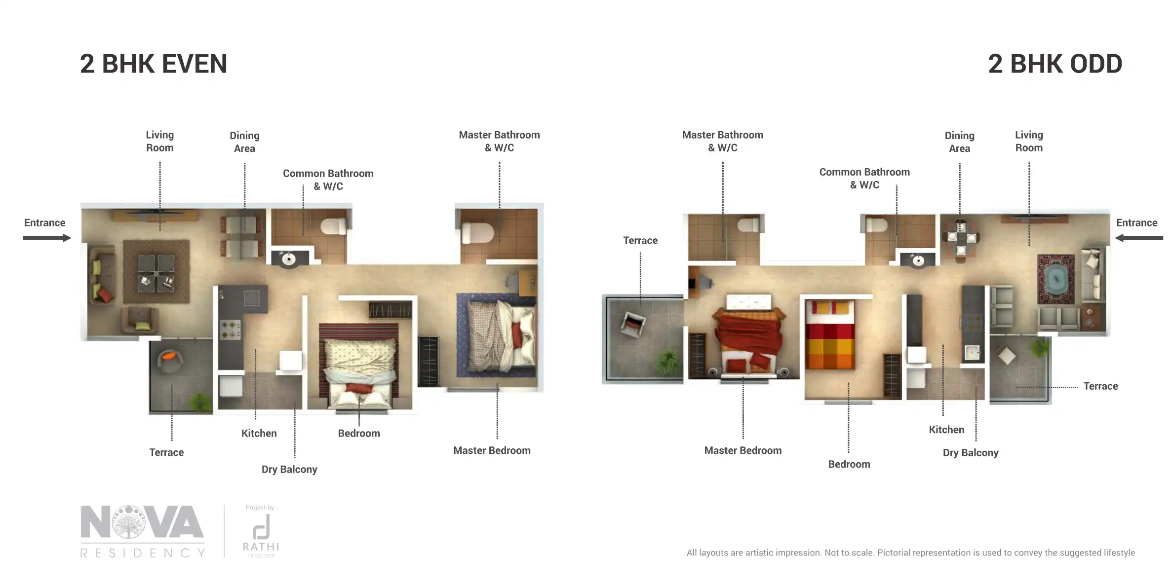 Nova Residency Floor Plans & Layout
