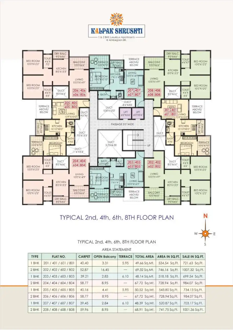 Kalpak Shrusti Floor Plans & Layout