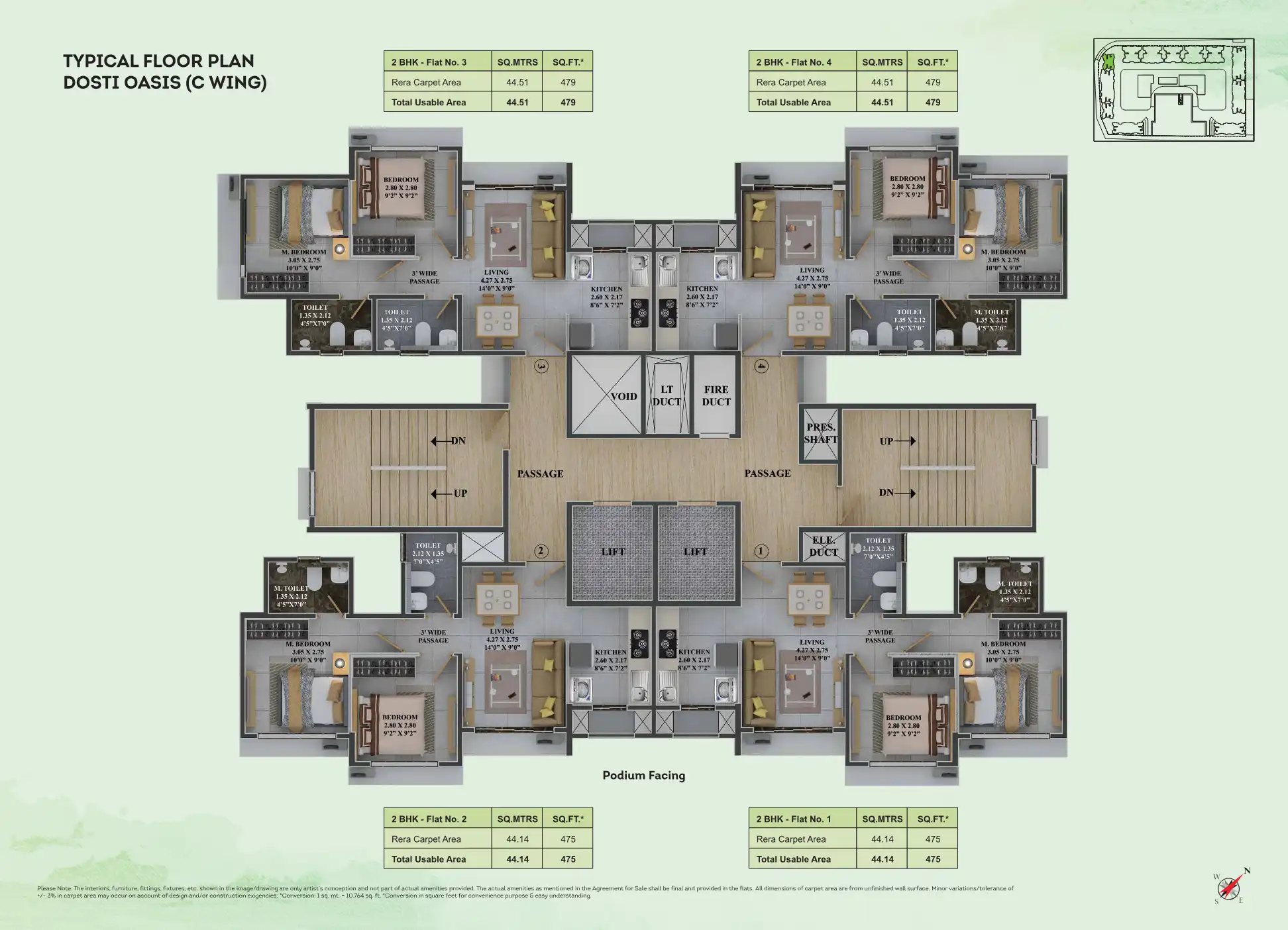 Greenscapes Floor Plans & Layout