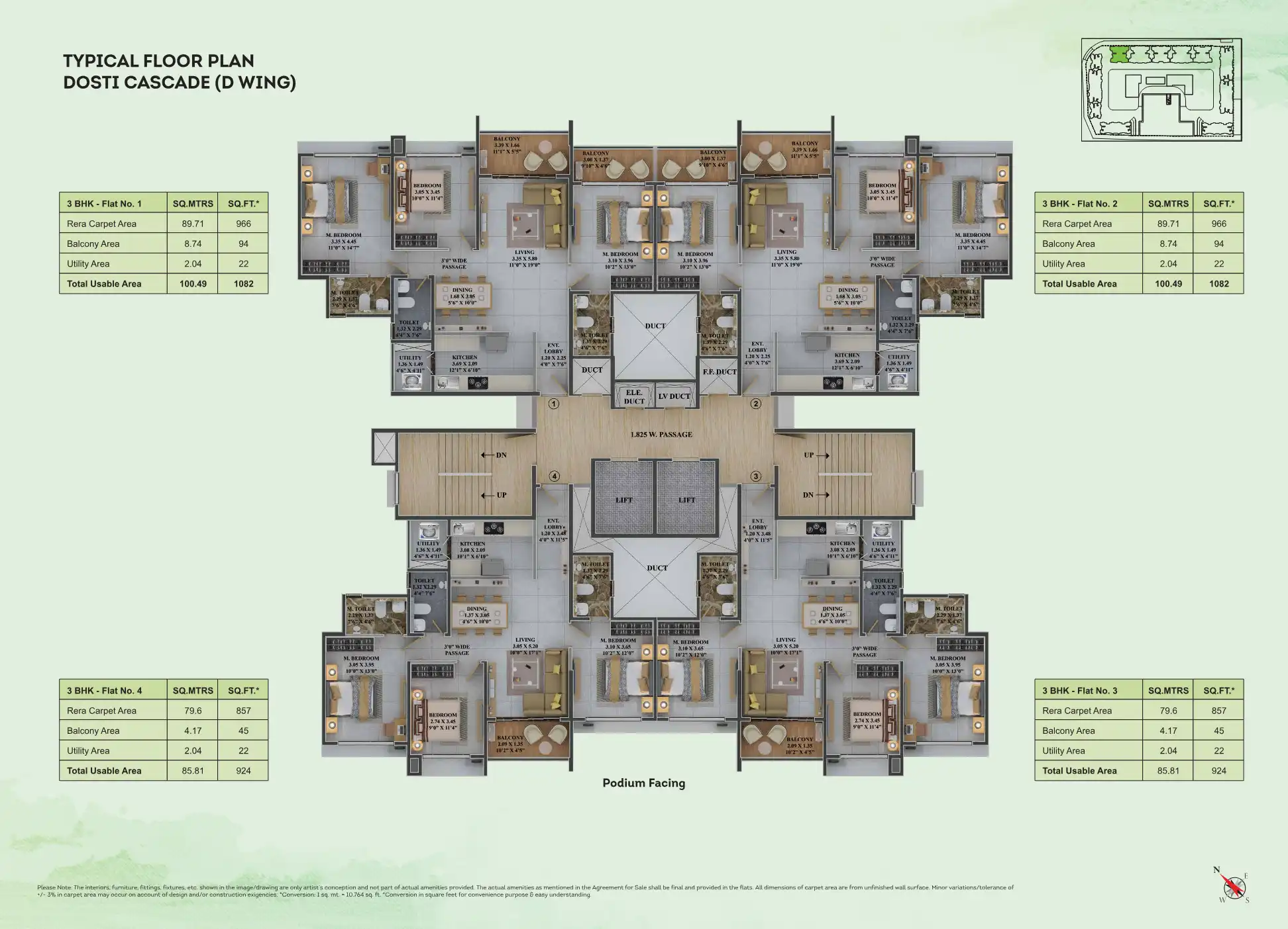 Greenscapes Floor Plans & Layout