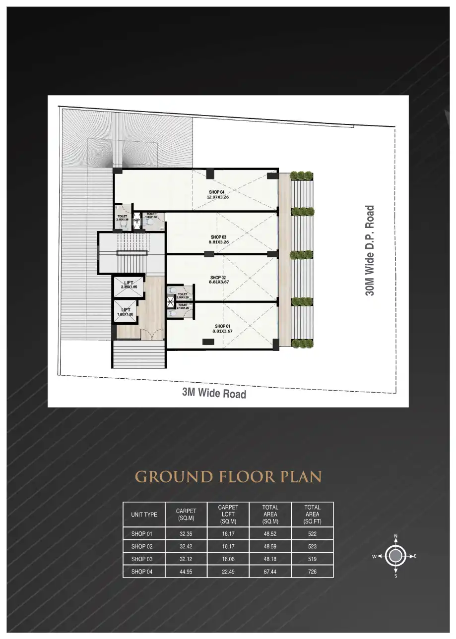 Apex Trade Zone Floor Plans & Layout