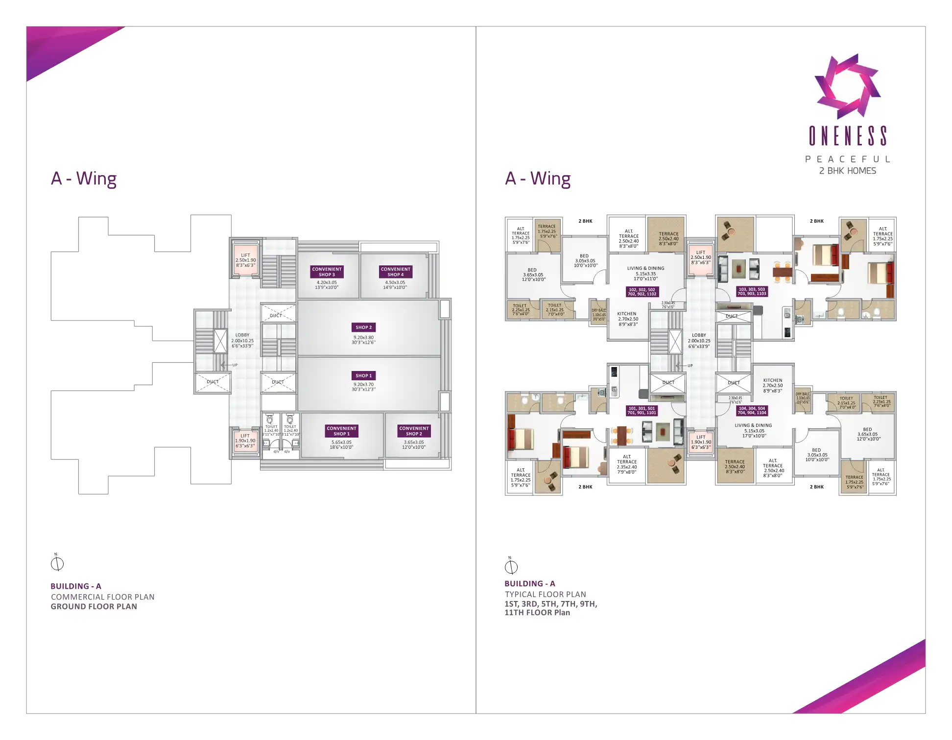 Oneness Apartment Floor Plans & Layout