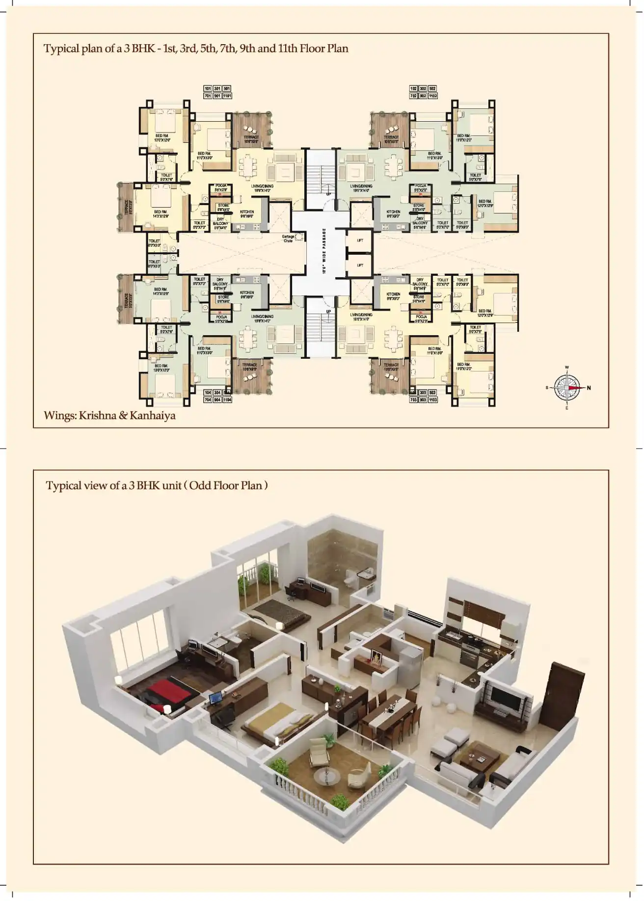 Crystal Vrindavan Floor Plans & Layout