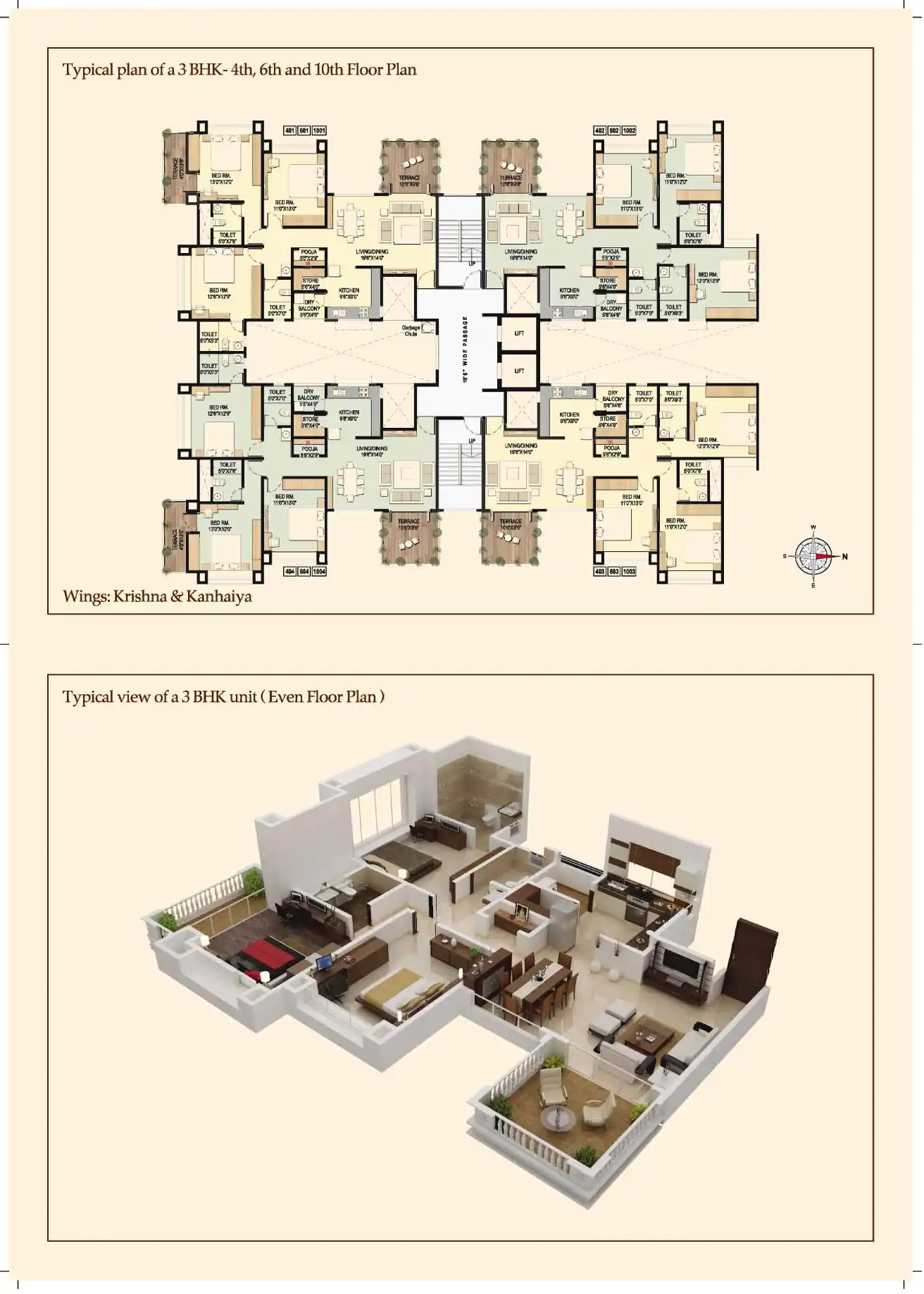 Crystal Vrindavan Floor Plans & Layout