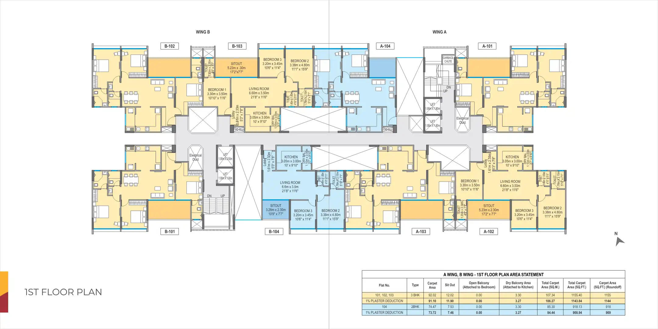 OM Mangalam Yash Floor Plans & Layout