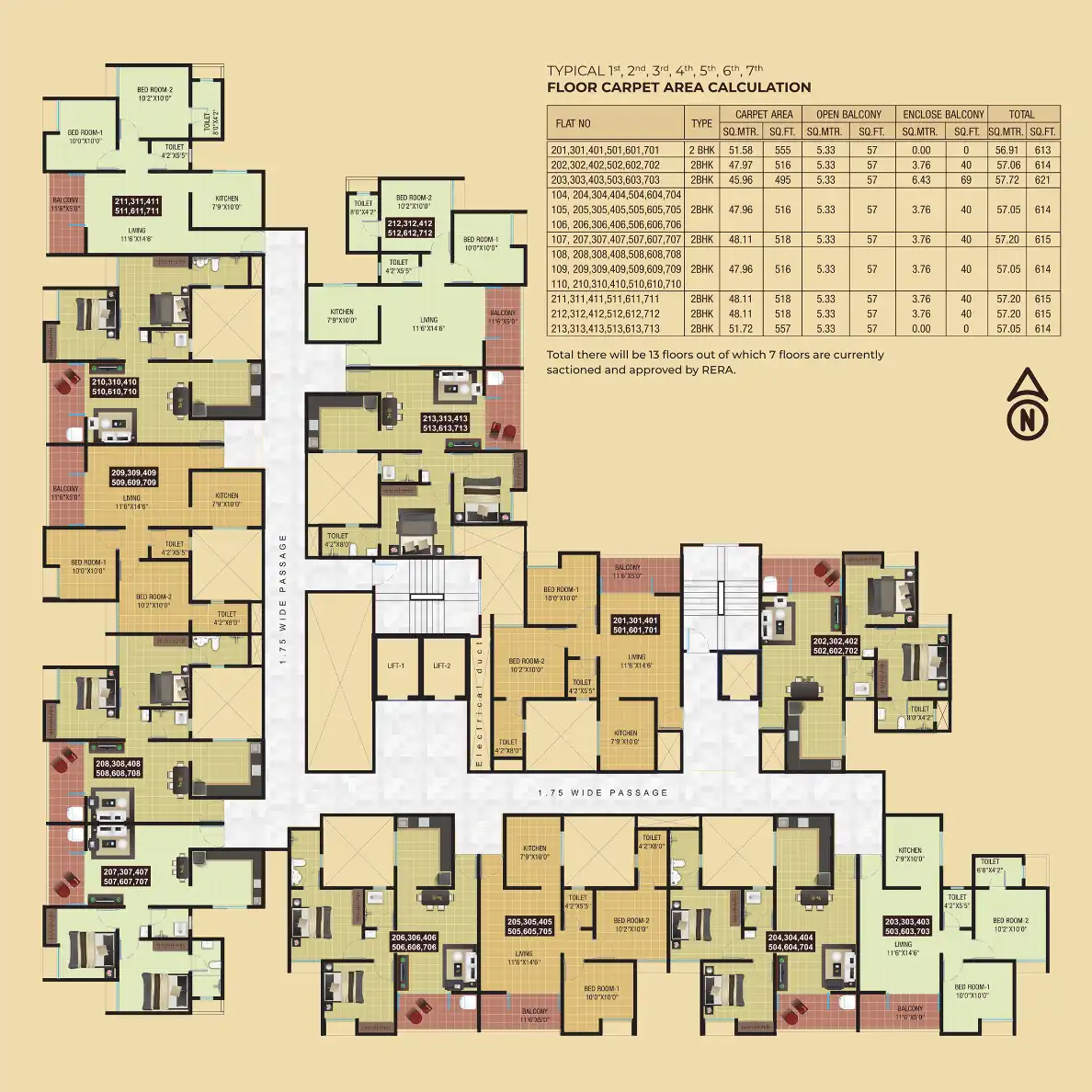 Yashobhoomi Floor Plans & Layout