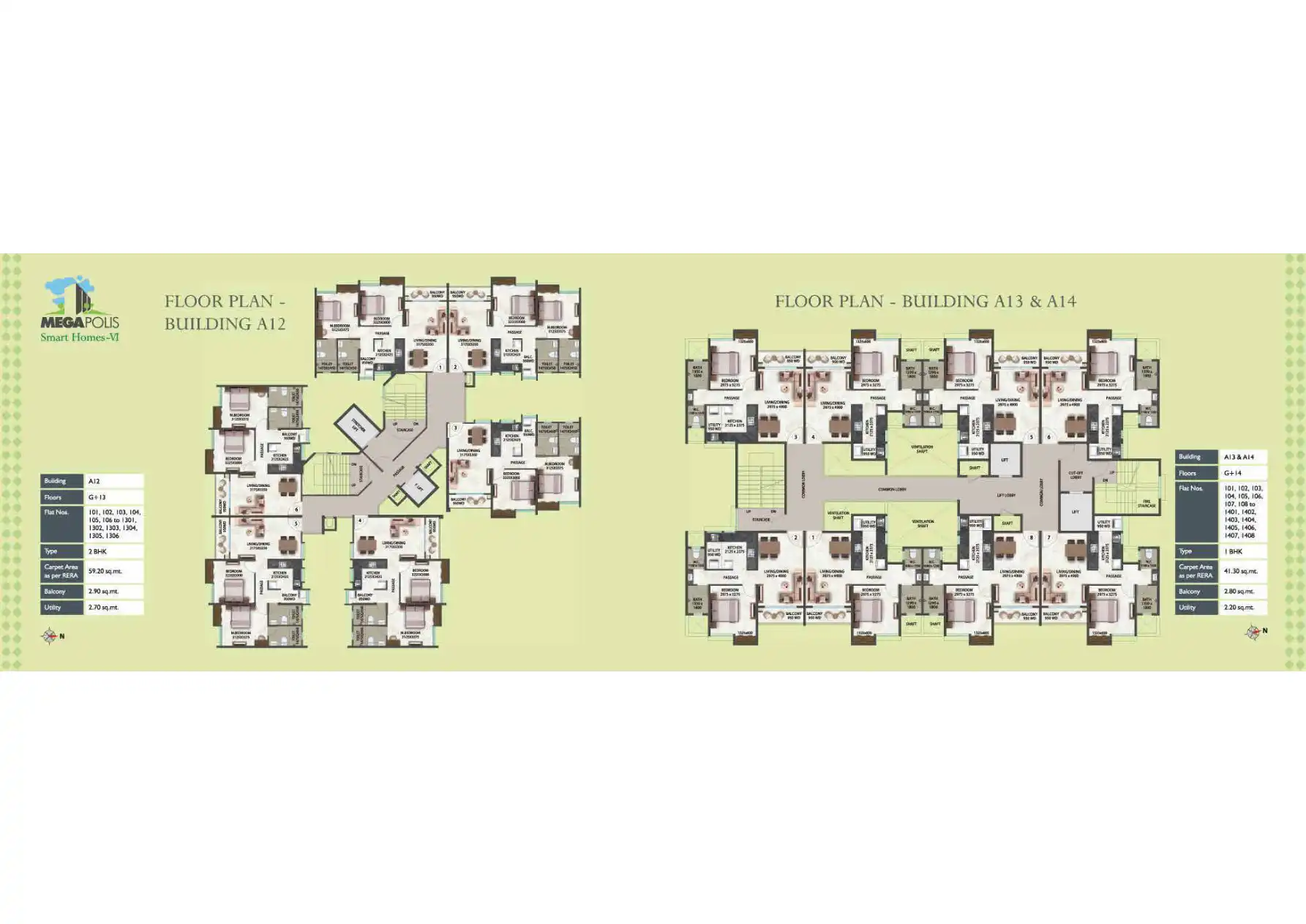 Megapolis Saffron - Shops Floor Plans & Layout