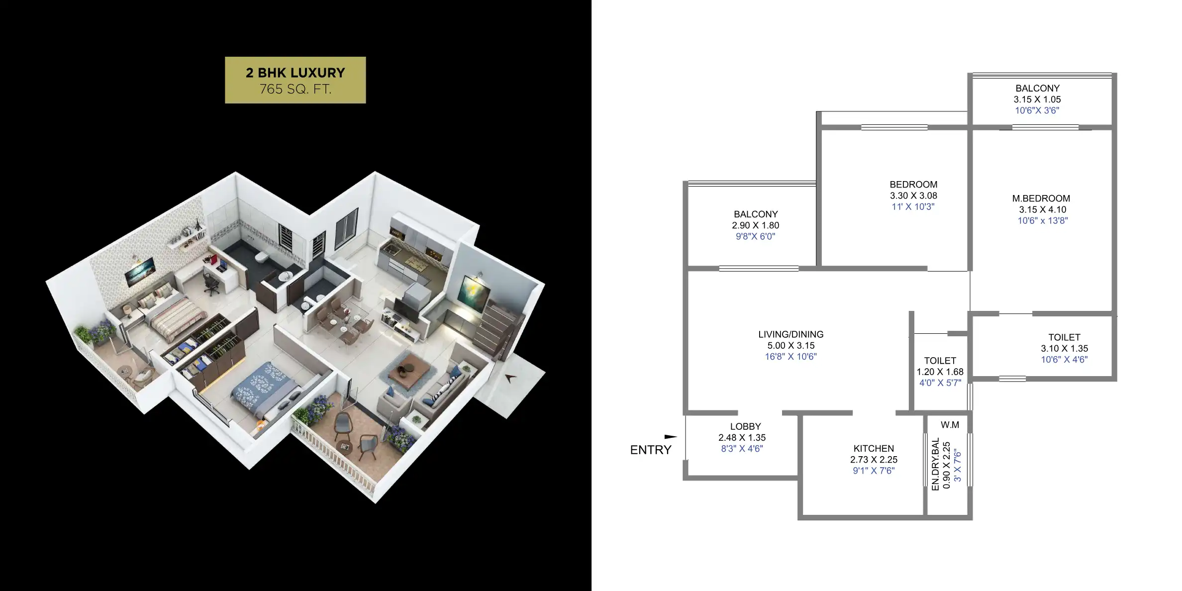 Surya Skies Floor Plans & Layout