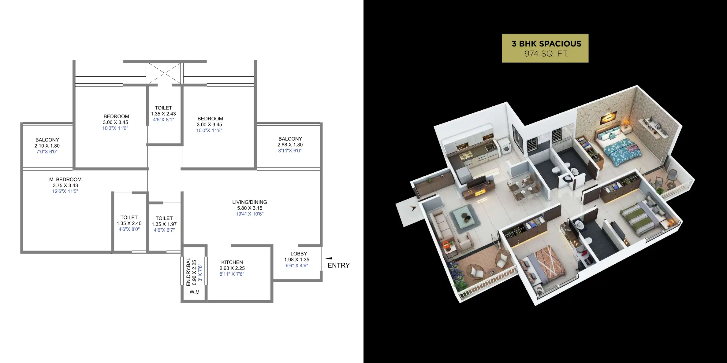 Surya Skies Floor Plans & Layout