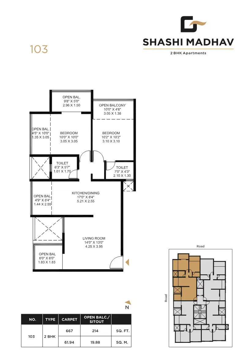 Madhav Park Floor Plans & Layout