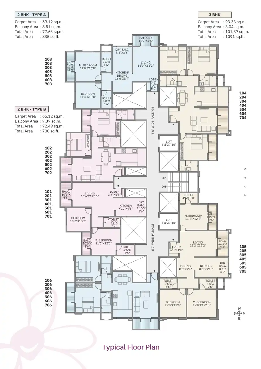 Orchid Homes Floor Plans & Layout
