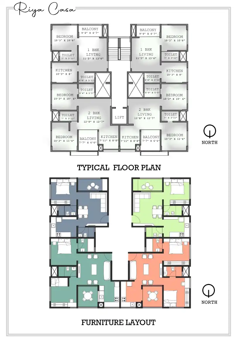 Sarla Apartment Floor Plans & Layout