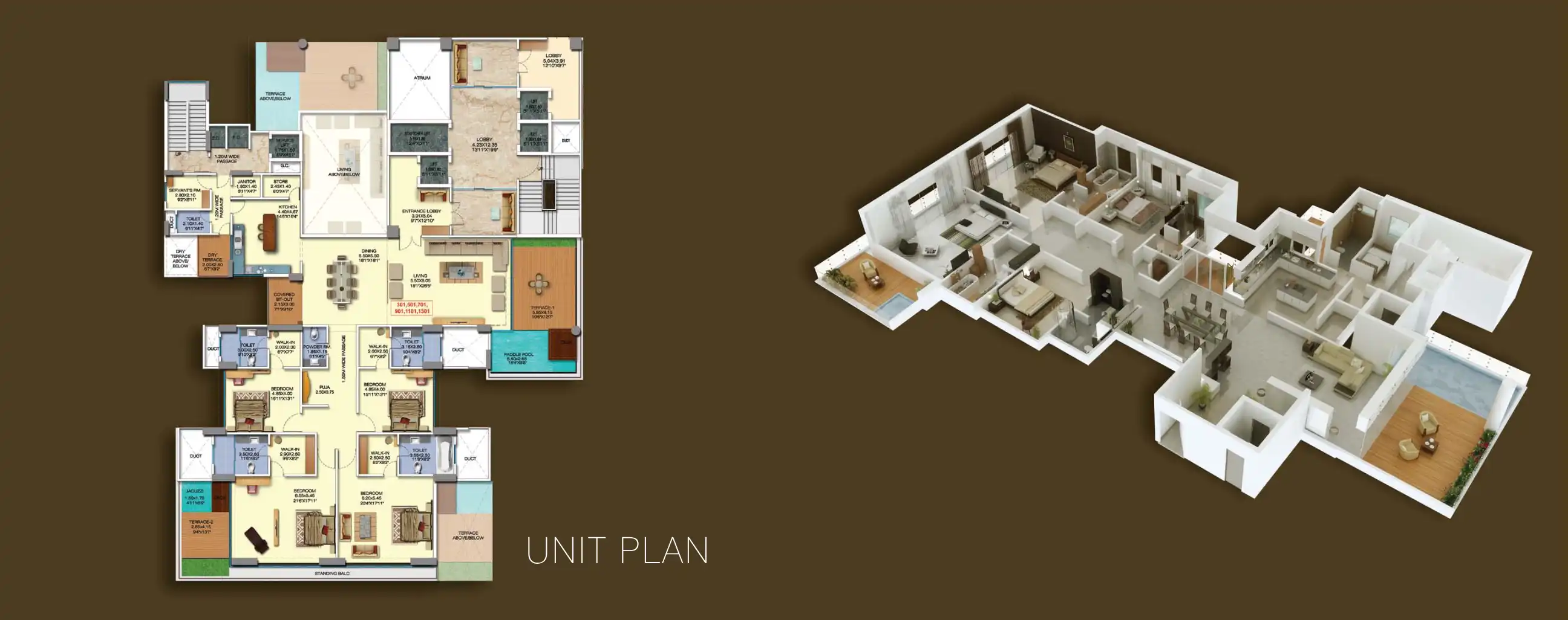 204 Blue Paradise Floor Plans & Layout