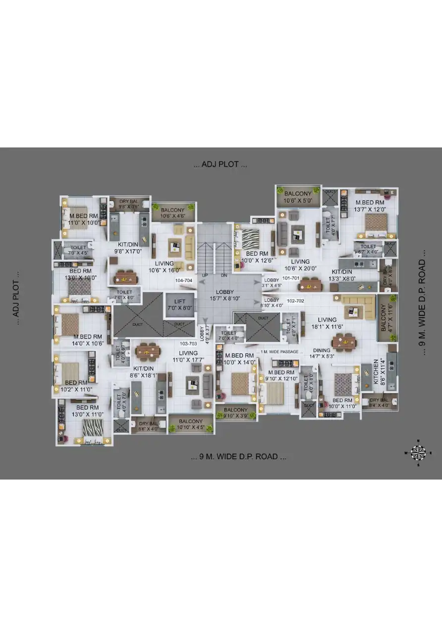 Vivanta Heights Floor Plans & Layout