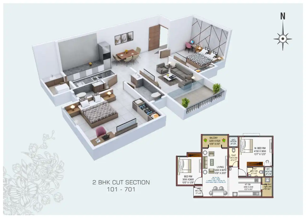 Vivanta Heights Floor Plans & Layout