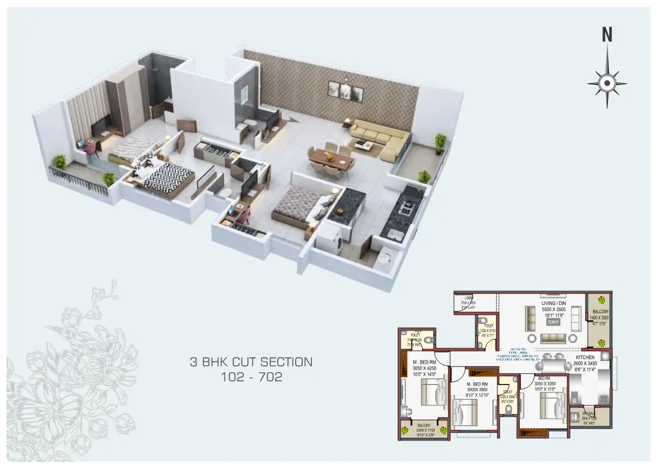 Vivanta Heights Floor Plans & Layout