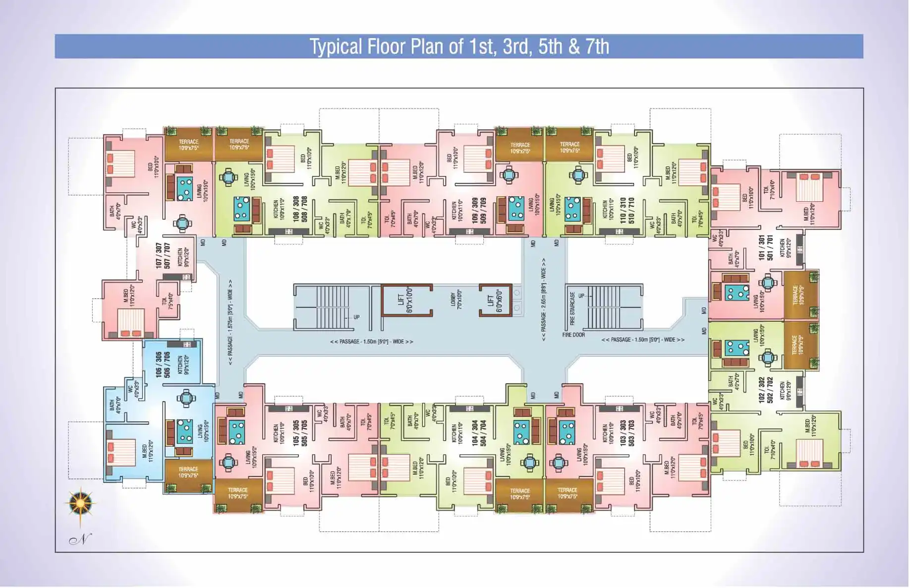 Vedant Developers Floor Plans & Layout