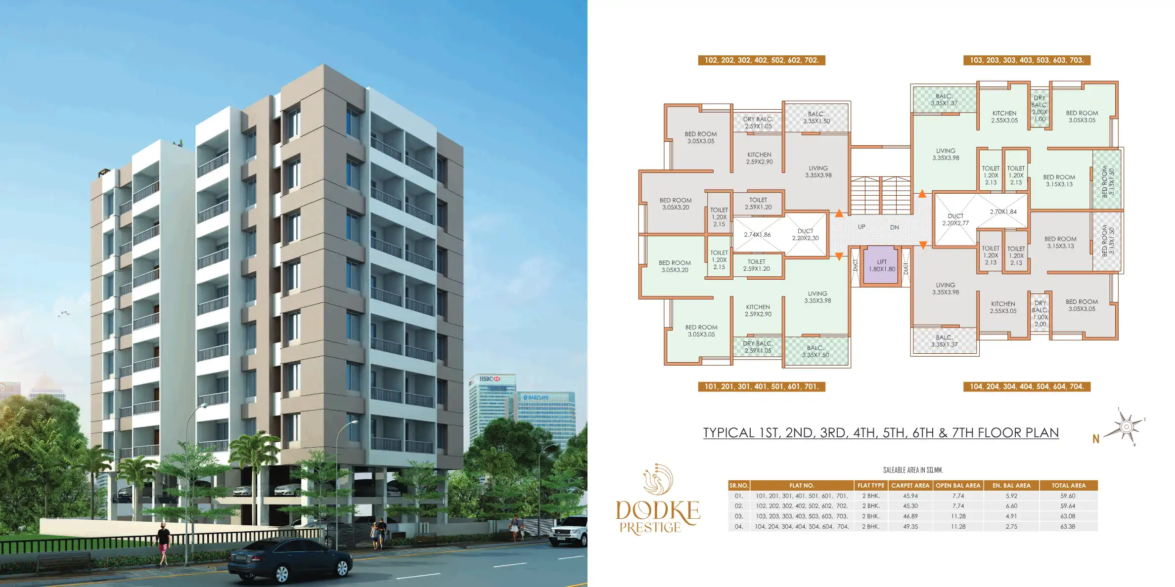 Dodke Prestige Floor Plans & Layout