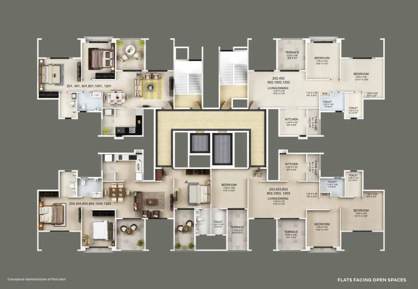 East Street Kharadi Floor Plans & Layout