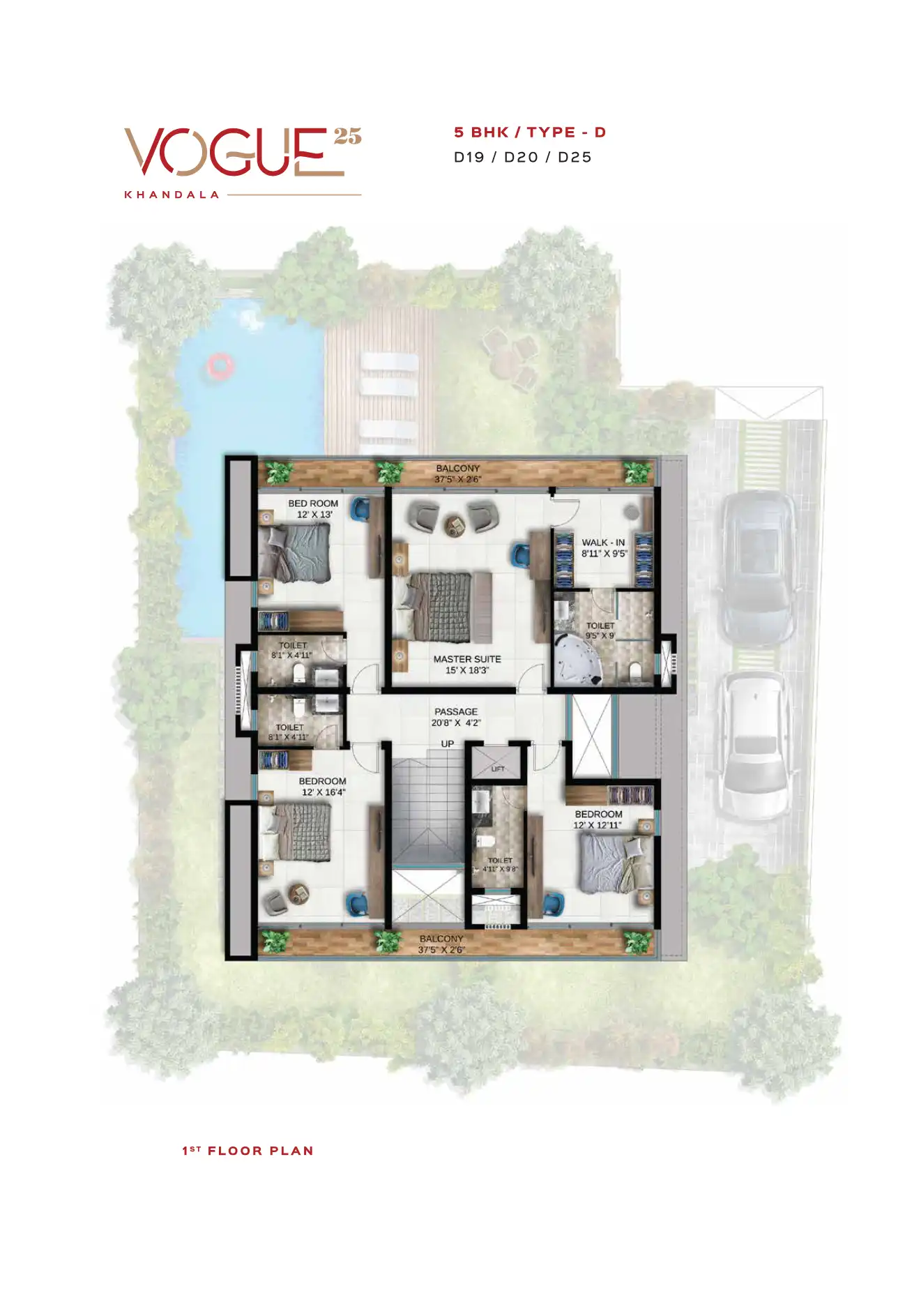 Vogue 25 Floor Plans & Layout
