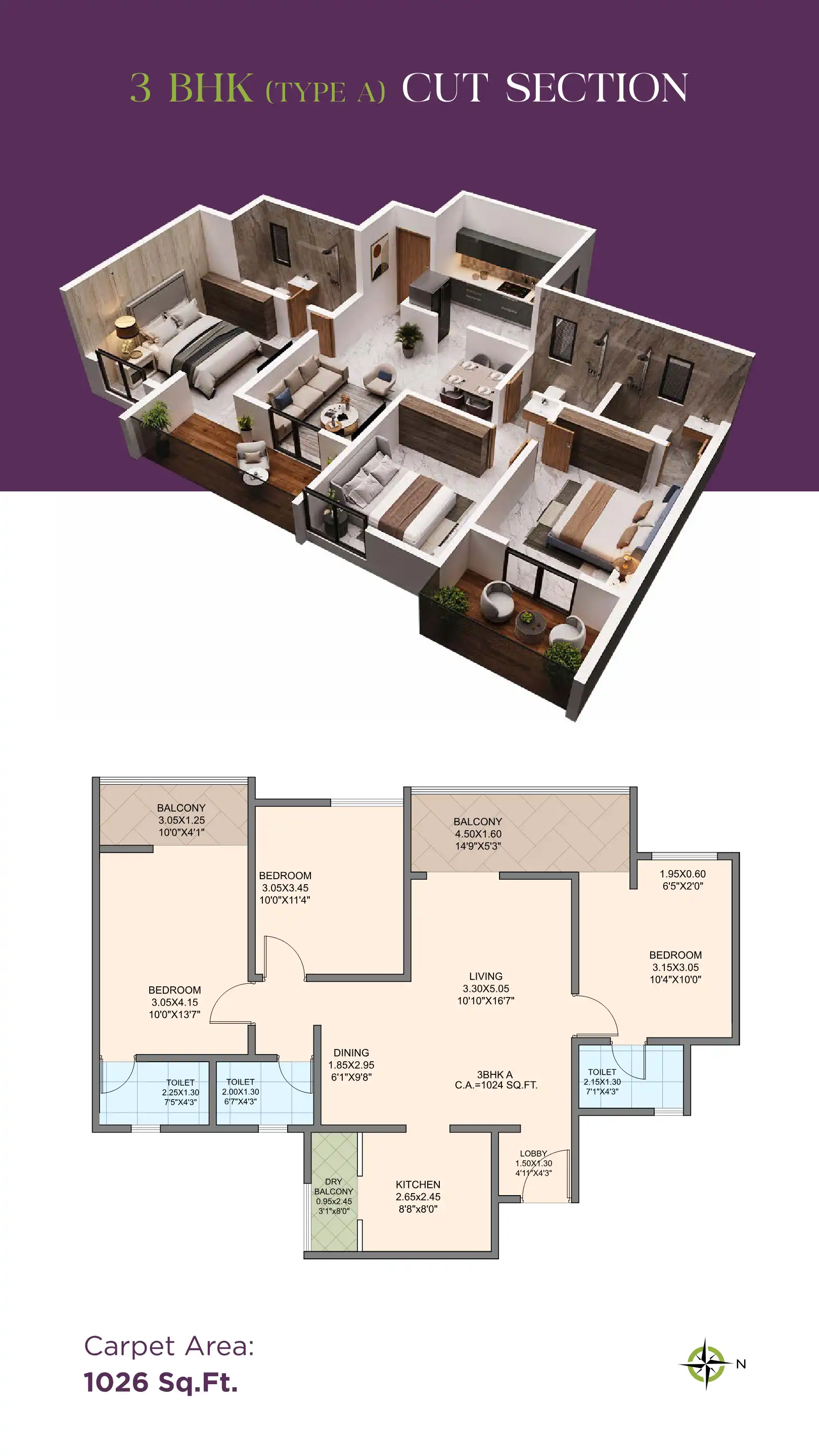 Basil Flora Floor Plans & Layout