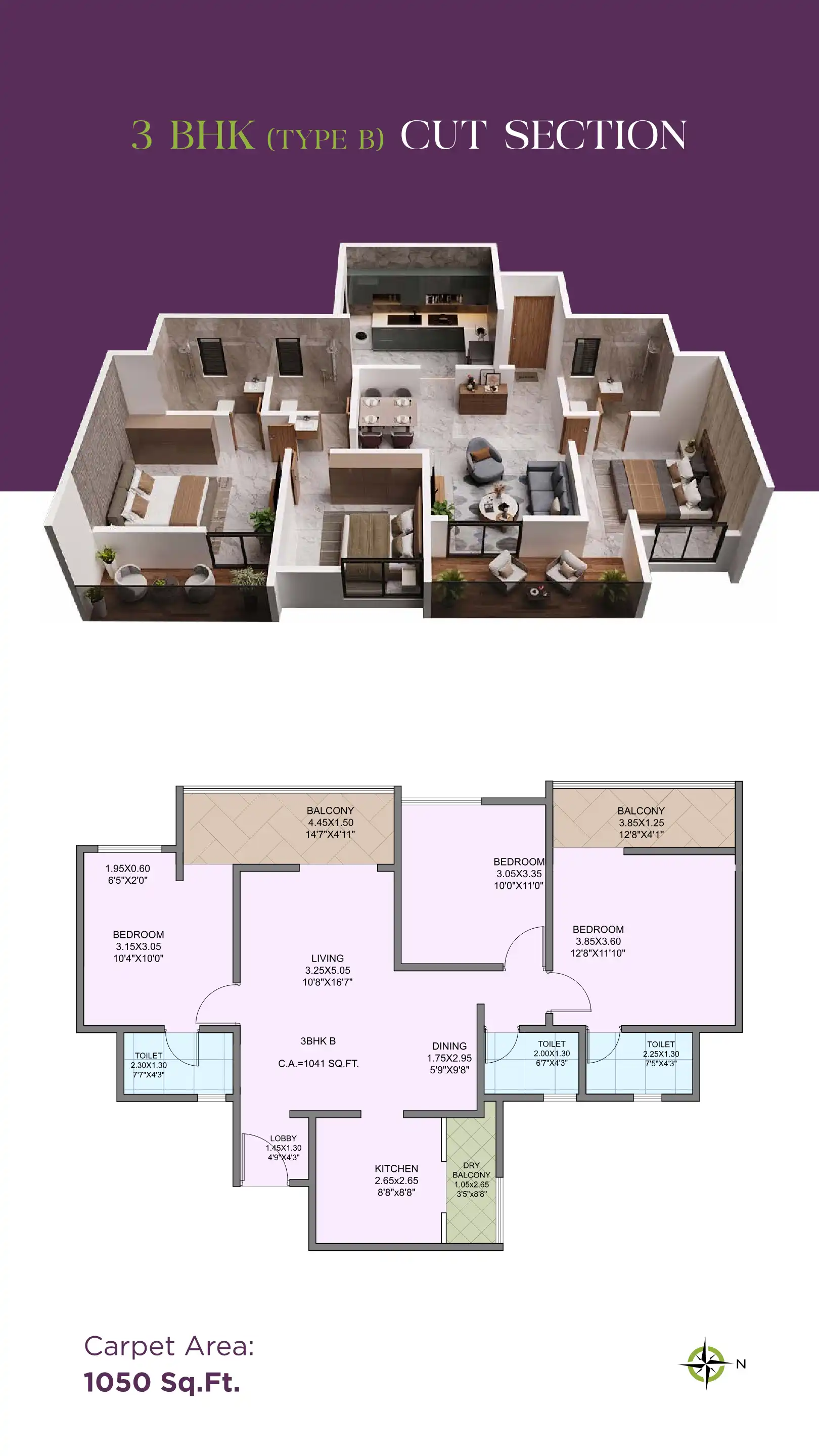Basil Flora Floor Plans & Layout