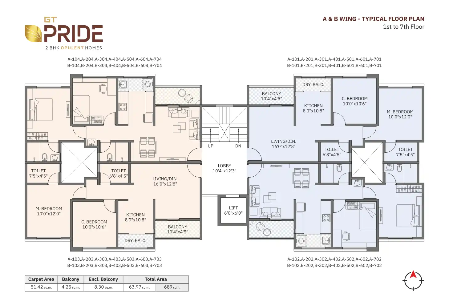 GT Pride Floor Plans & Layout