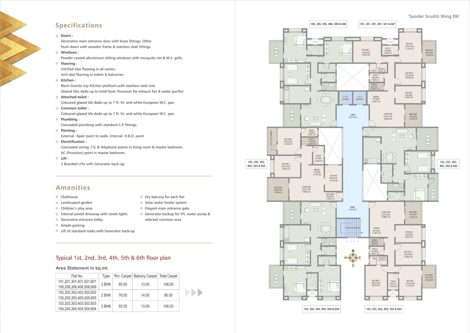 Sunder Srushti Floor Plans & Layout