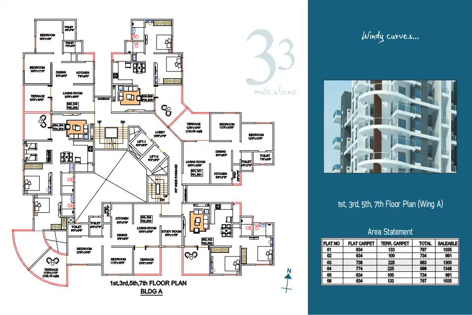 Sadanand Condominium Floor Plans & Layout