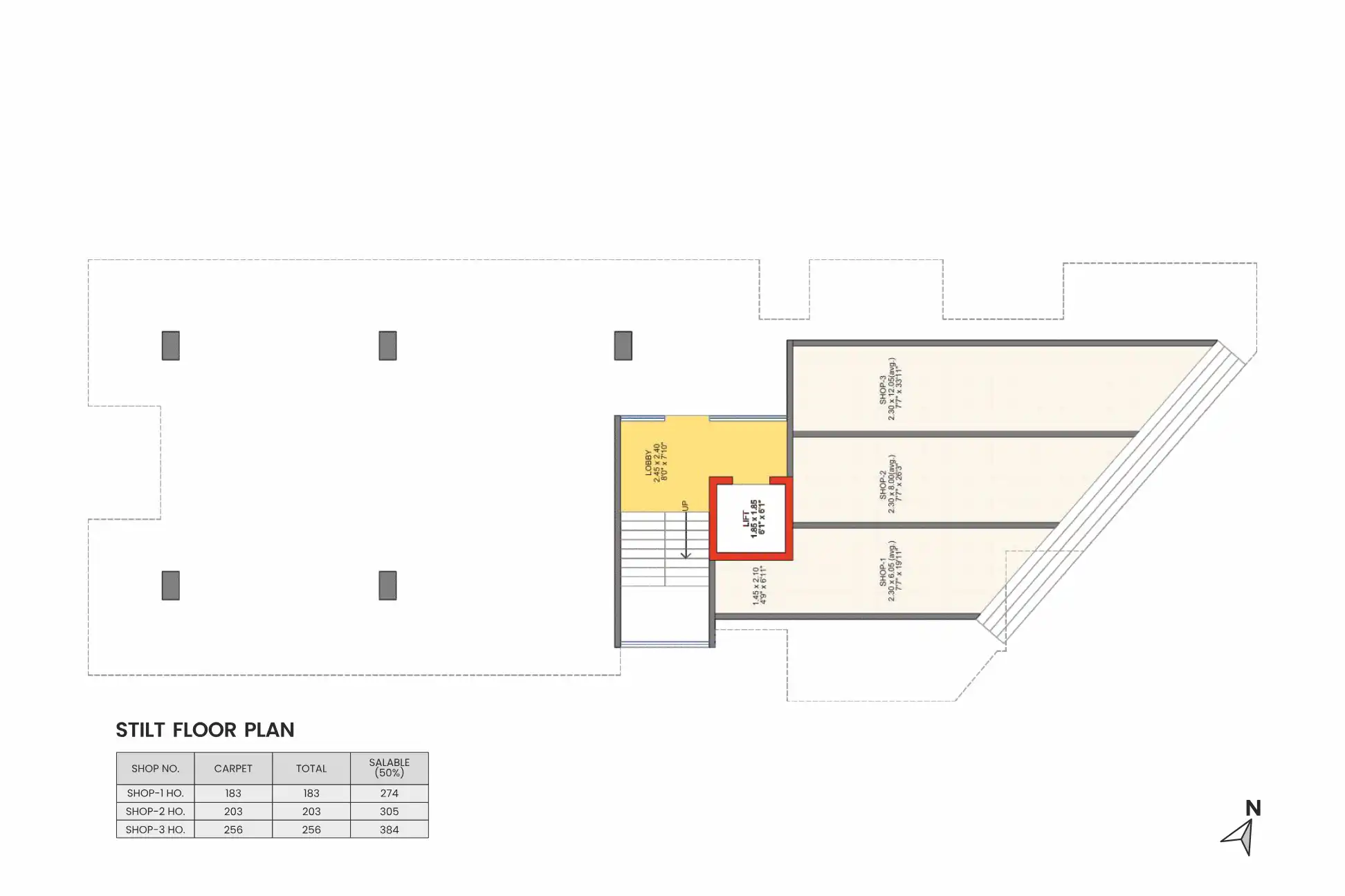 Geetanjali A Apartment Floor Plans & Layout