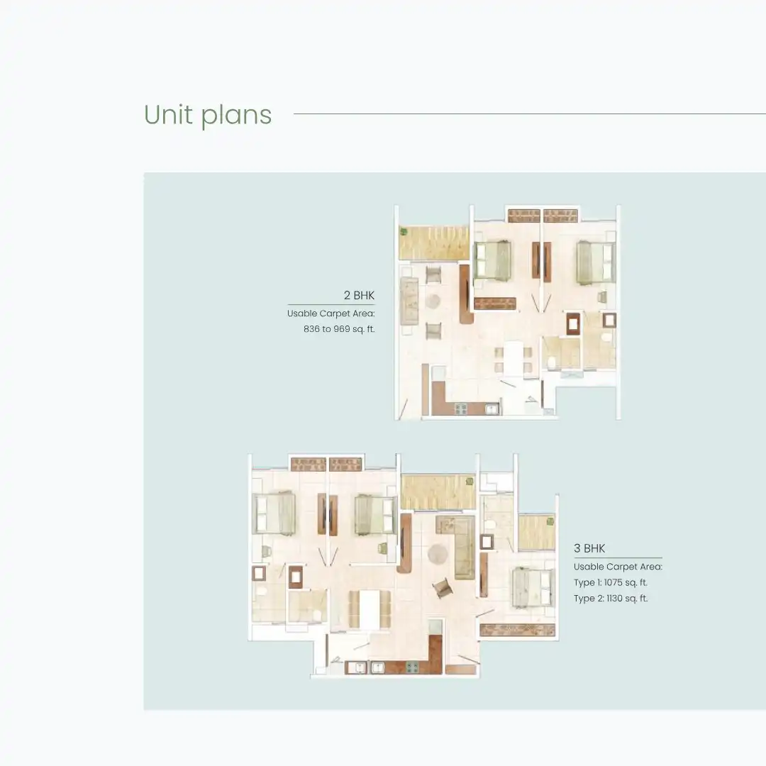 Oxygen Park Floor Plans & Layout